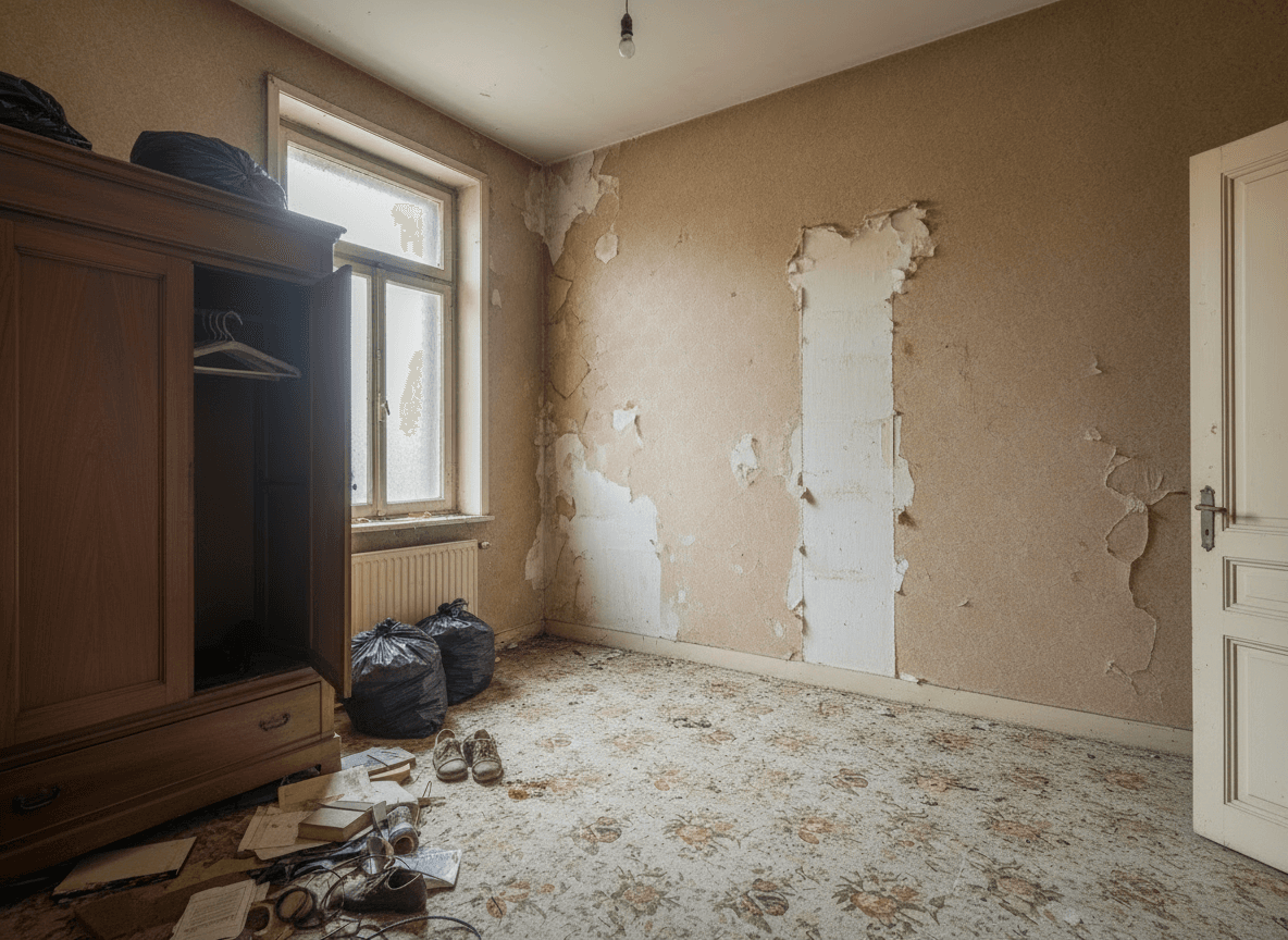 Woningontruiming — na de ophaling